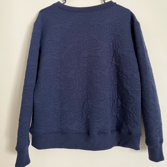 Quilted Crewneck Sweatshirt - Picture 2 of 2